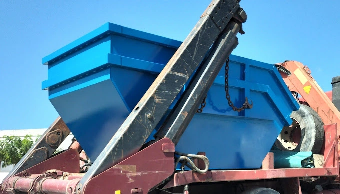 Multibenne métallique pour recyclage et stockage